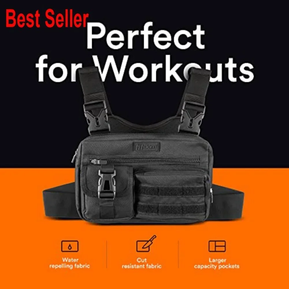 Tactical Lightweight Running Chest Pack with Phone Holder